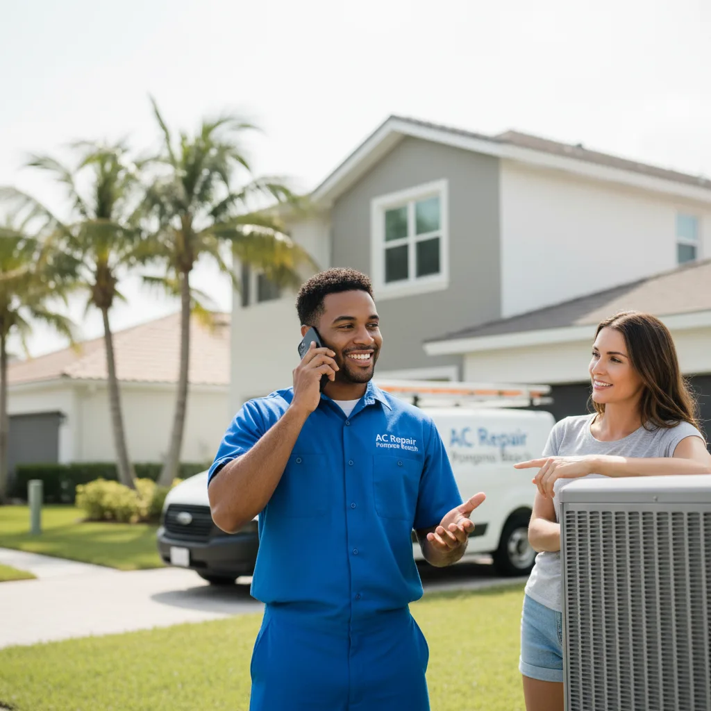 AC Repair Pompano Beach customer support in Walls